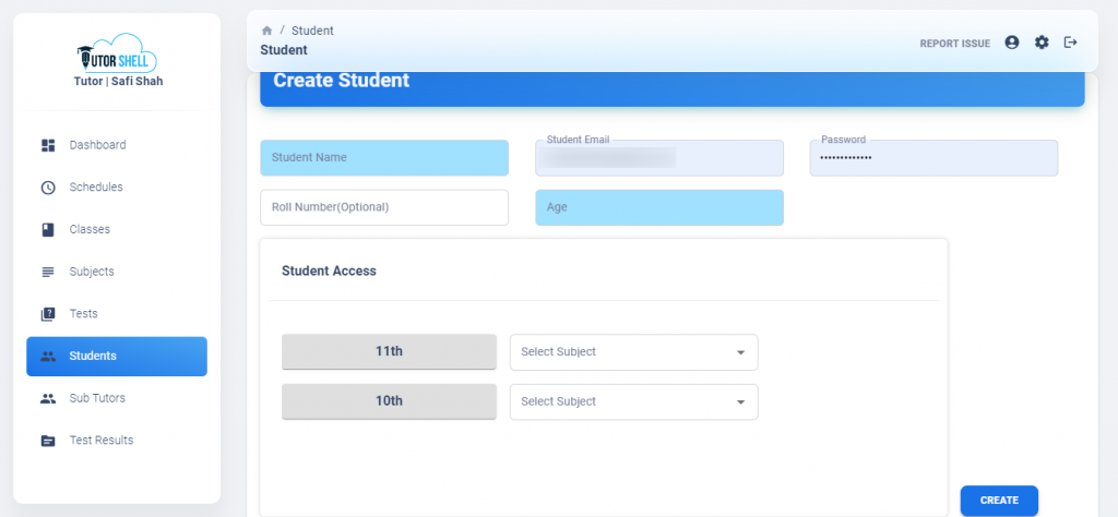 TutorShell - Best Choice for your Student Record Management System